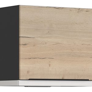 Szafka kuchenna górna z okapem Sole L6 60 cm uchylna dąb halifax natura 89725 Szafka kuchenna górna z okapem Sole L6 60 cm uchylna dąb halifax natura 89725