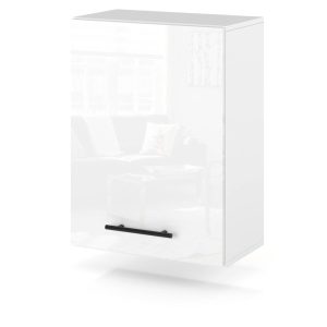 Szafka kuchenna górna z uchwytami 50cm spremium biały połysk 373966 Szafka kuchenna górna z uchwytami 50cm spremium biały połysk 373966