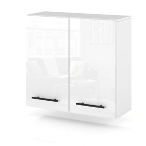 Szafka kuchenna górna z uchwytami 80cm spremium biały połysk 374357 Szafka kuchenna górna z uchwytami 80cm spremium biały połysk 374357