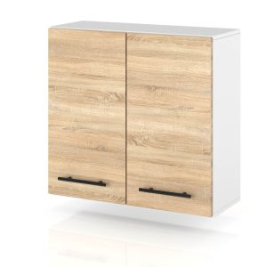 Szafka kuchenna górna z uchwytami 80cm spremium dąb sonoma 374354 Szafka kuchenna górna z uchwytami 80cm spremium dąb sonoma 374354