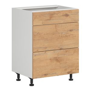Szafka kuchenna Hamper 60 cm z szufladami cichy domyk dąb lancelot 402848 Szafka kuchenna Hamper 60 cm z szufladami cichy domyk dąb lancelot 402848