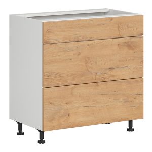 Szafka kuchenna Hamper 80 cm z szufladami cichy domyk dąb lancelot 402851 Szafka kuchenna Hamper 80 cm z szufladami cichy domyk dąb lancelot 402851