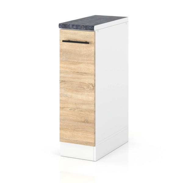 Szafka kuchenna modułowa stojąca 20cm spremium dąb sonoma 377707