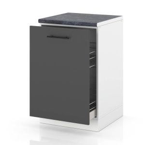 Szafka kuchenna modułowa stojąca cargo 50cm spremium szary 378048 Szafka kuchenna modułowa stojąca cargo 50cm spremium szary 378048