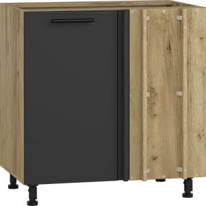Szafka kuchenna narożna 100(80) VENTO DN-100/82 antracyt 949900 Szafka kuchenna narożna 100(80) VENTO DN-100/82 antracyt 949900