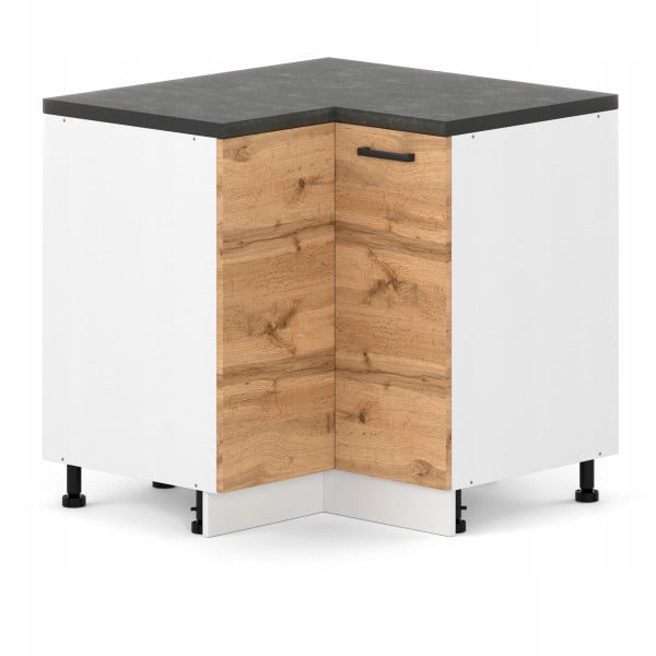 Szafka kuchenna narożna stojąca dolna 90x90cm dąb wotan 662196