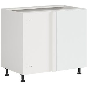 Szafka kuchenna narożna Top Line 2 lewa śnieżny super mat zabudowuje naroże 110×65 cm 389898
