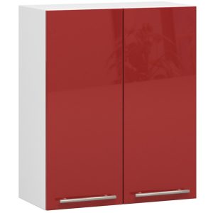 Szafka kuchenna OLIWIA Biała, Czerwony Połysk 60x30x72 cm 302864 Szafka kuchenna OLIWIA Biała, Czerwony Połysk 60x30x72 cm 302864
