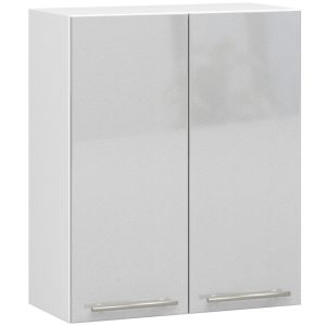 Szafka kuchenna OLIWIA Biała, Metalik Połysk 60x30x72 cm 302881