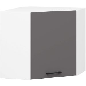Szafka kuchenna OLIWIA W60 Biała, Grafit Szary 60x30x58 cm 608836