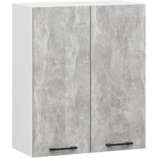 Szafka kuchenna OLIWIA W60 H720 Biała, Beton 60x30x72 cm 608816
