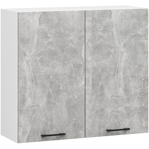 Szafka kuchenna OLIWIA W80 H720 Biała, Beton 80x30x72 cm 608835