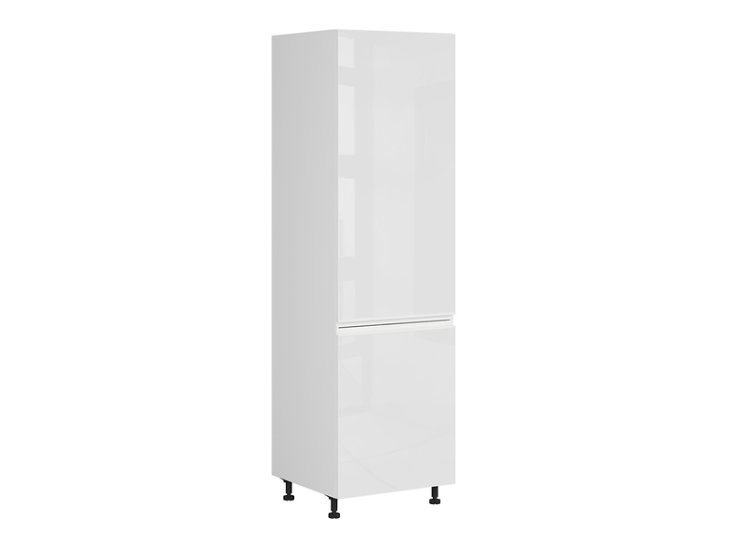 Szafka kuchenna pod zabudowę lodówki Sole 60 cm lewa biały połysk 32845