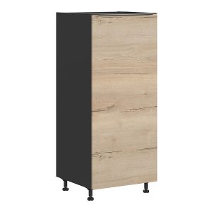 Szafka kuchenna pod zabudowę lodówki Sole L6 60 cm prawa dąb halifax natura 56569 Szafka kuchenna pod zabudowę lodówki Sole L6 60 cm prawa dąb halifax natura 56569