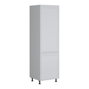 Szafka kuchenna pod zabudowę lodówki Verdi 60 cm lewa jasny szary mat 46927 Szafka kuchenna pod zabudowę lodówki Verdi 60 cm lewa jasny szary mat 46927
