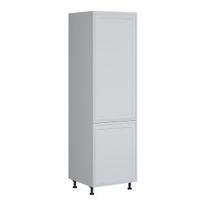 Szafka kuchenna pod zabudowę lodówki Verdi 60 cm prawa jasny szary mat 46928 Szafka kuchenna pod zabudowę lodówki Verdi 60 cm prawa jasny szary mat 46928