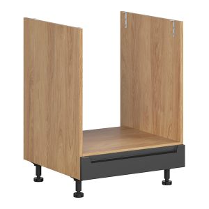 Szafka kuchenna pod zabudowę piekarnika Iris 60 cm grafitowa 454636 Szafka kuchenna pod zabudowę piekarnika Iris 60 cm grafitowa 454636