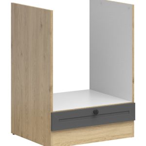 Szafka kuchenna pod zabudowę piekarnika Junona Line 60 cm dąb bernstein/grafit 308976 Szafka kuchenna pod zabudowę piekarnika Junona Line 60 cm dąb bernstein/grafit 308976