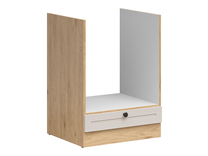 Szafka kuchenna pod zabudowę piekarnika Junona Line 60 cm dąb bernstein/uni kaszmir 866373
