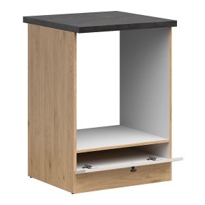 Szafka kuchenna pod zabudowę piekarnika Junona Line 60 cm dąb bernstein/uni kaszmir z blatem 866375 Szafka kuchenna pod zabudowę piekarnika Junona Line 60 cm dąb bernstein/uni kaszmir z blatem 866375