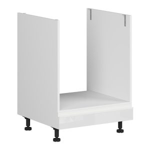 Szafka kuchenna pod zabudowę piekarnika Sole 60 cm biały połysk 32809 Szafka kuchenna pod zabudowę piekarnika Sole 60 cm biały połysk 32809
