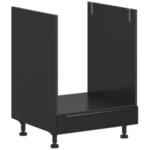 Szafka kuchenna pod zabudowę piekarnika Sole L6 60 cm czarny mat 185529 Szafka kuchenna pod zabudowę piekarnika Sole L6 60 cm czarny mat 185529