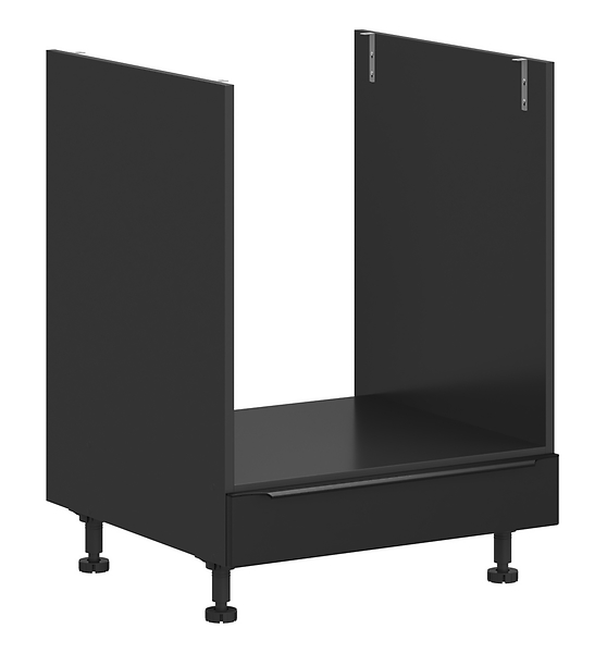 Szafka kuchenna pod zabudowę piekarnika Sole L6 60 cm czarny mat 185529