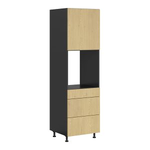 Szafka kuchenna pod zabudowę piekarnika Tabes_2 60 cm wysoka lewa z szufladami cichy domyk dąb cremona 1101661 Szafka kuchenna pod zabudowę piekarnika Tabes_2 60 cm wysoka lewa z szufladami cichy domyk dąb cremona 1101661
