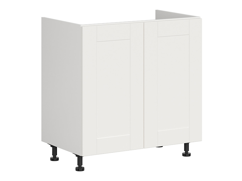Szafka kuchenna pod zlewozmywak Edan 80 cm dwudrzwiowa biały canadian 510188