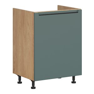 Szafka kuchenna pod zlewozmywak Iris 60 cm lewa zieleń boho 314263 Szafka kuchenna pod zlewozmywak Iris 60 cm lewa zieleń boho 314263