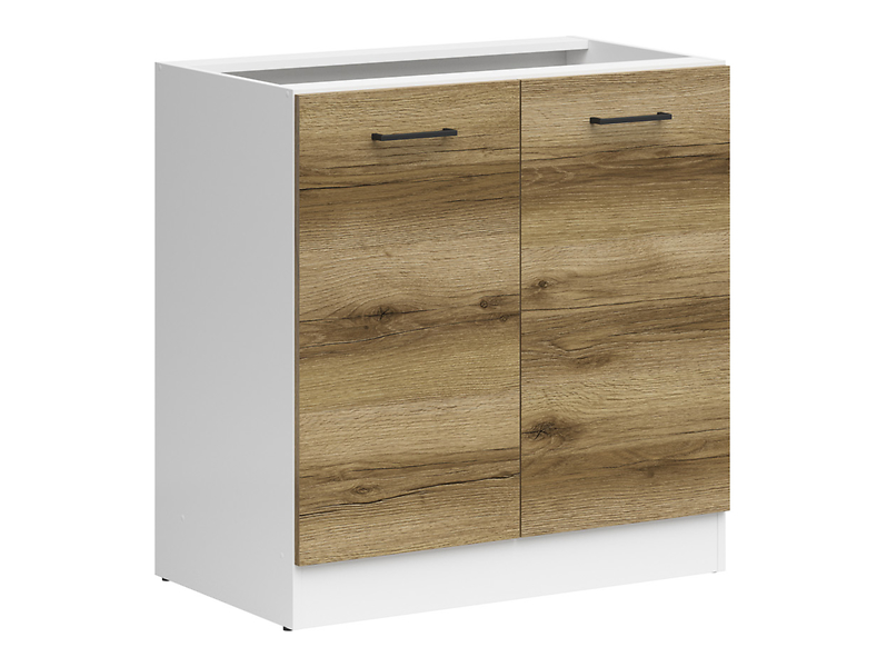 Szafka kuchenna pod zlewozmywak Junona Line 80 cm dąb delano jasny 38362