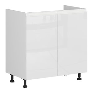 Szafka kuchenna pod zlewozmywak Sole 80 cm dwudrzwiowa biały połysk 32790 Szafka kuchenna pod zlewozmywak Sole 80 cm dwudrzwiowa biały połysk 32790