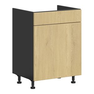Szafka kuchenna pod zlewozmywak Tabes_2 60 cm z szufladą cichy domyk dąb cremona 1101635 Szafka kuchenna pod zlewozmywak Tabes_2 60 cm z szufladą cichy domyk dąb cremona 1101635