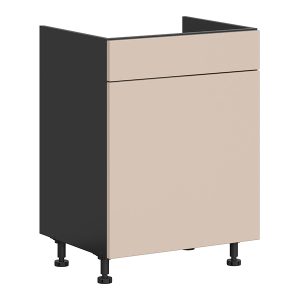 Szafka kuchenna pod zlewozmywak Tabes_2 60 cm z szufladą cichy domyk migdałowy beż 1101636 Szafka kuchenna pod zlewozmywak Tabes_2 60 cm z szufladą cichy domyk migdałowy beż 1101636