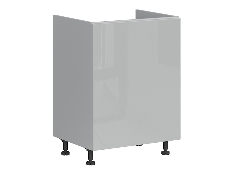 Szafka kuchenna pod zlewozmywak Top Line 60 cm prawa szary połysk 36839