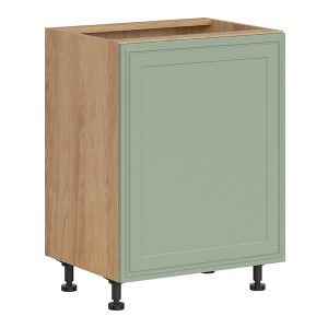 Szafka kuchenna pod zlewozmywak Verdi 60 cm lewa dąb hikora/szałwia mat 926376 Szafka kuchenna pod zlewozmywak Verdi 60 cm lewa dąb hikora/szałwia mat 926376