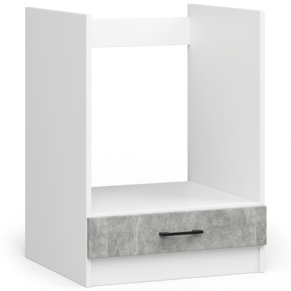 Szafka kuchenna S60 OLIWIA Biała, Beton 60x55x82 cm 301721
