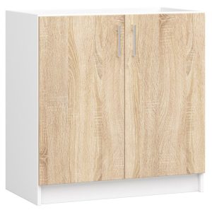 Szafka kuchenna S80 LIMA Biała, Dąb Sonoma 80×44,5×82 cm 302788 Szafka kuchenna S80 LIMA Biała, Dąb Sonoma 80×44,5×82 cm 302788