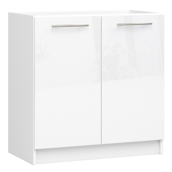 Szafka kuchenna S80 OLIWIA Biała, Biała Połysk 80x46x82 cm 303018
