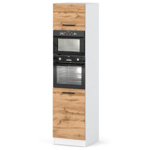Szafka kuchenna słupek blande 60cm biały dąb wotan 591222