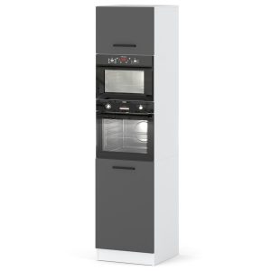 Szafka kuchenna słupek blande 60cm biały szary mat 576577