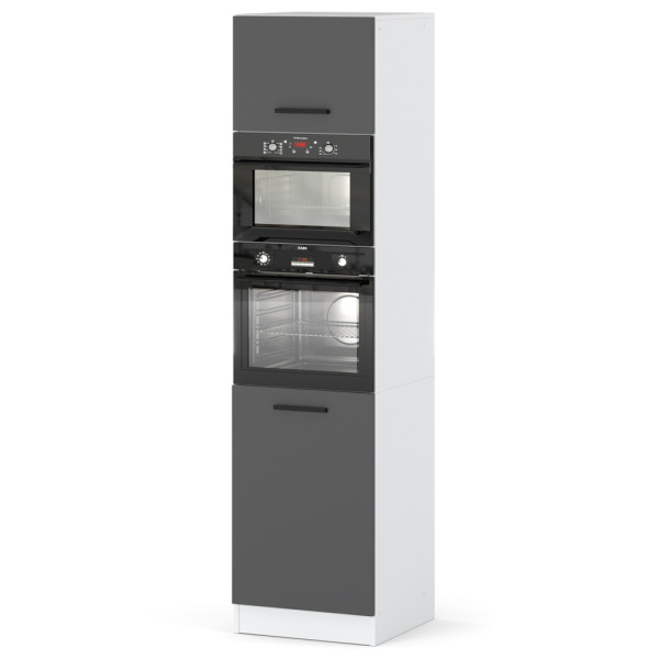 Szafka kuchenna słupek blande 60cm biały szary mat 576577