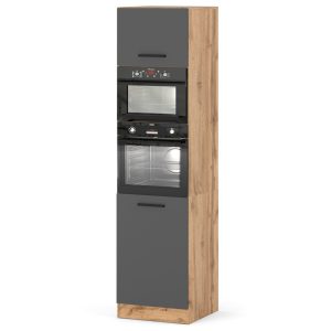 Szafka kuchenna słupek blande 60cm wotan szary mat 576588