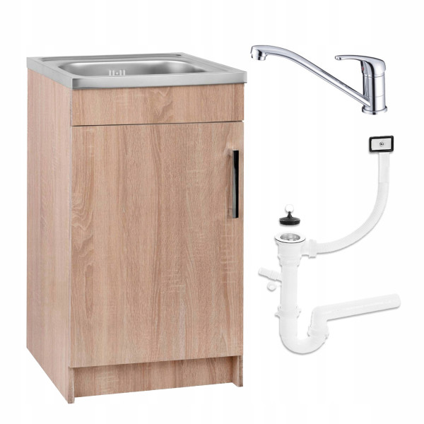Szafka kuchenna sonoma 50 zlewozmywa bateria syfon 413423