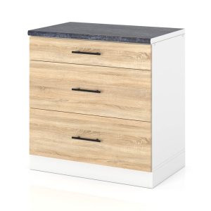 Szafka kuchenna spremium 80cm 3 szuflady stojąca dąb sonoma 373861 Szafka kuchenna spremium 80cm 3 szuflady stojąca dąb sonoma 373861