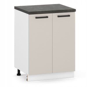 Szafka kuchenna stojąca 2D dolna 60 cm kaszmir 653829 Szafka kuchenna stojąca 2D dolna 60 cm kaszmir 653829