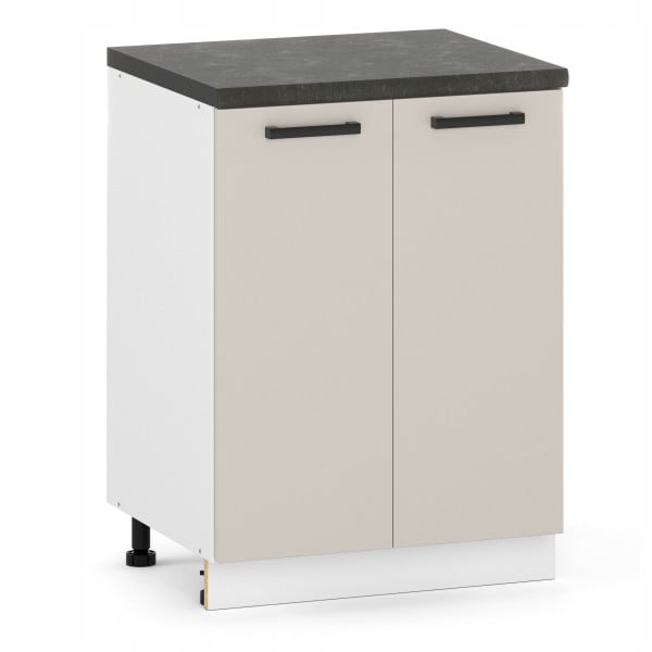 Szafka kuchenna stojąca 2D dolna 60 cm kaszmir 653829