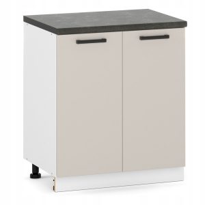 Szafka kuchenna stojąca 2d dolna 80cm kaszmir 653719 Szafka kuchenna stojąca 2d dolna 80cm kaszmir 653719