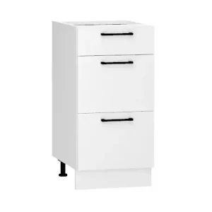 Szafka kuchenna stojąca 40 BONO D40 S/3 biała 412476