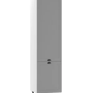 Szafka kuchenna stojąca 60/233 ADELE D60 SŁ P/L 2FR szara ma 412481